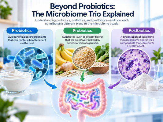 Beyond Probiotics: The Microbiome Trio Explained