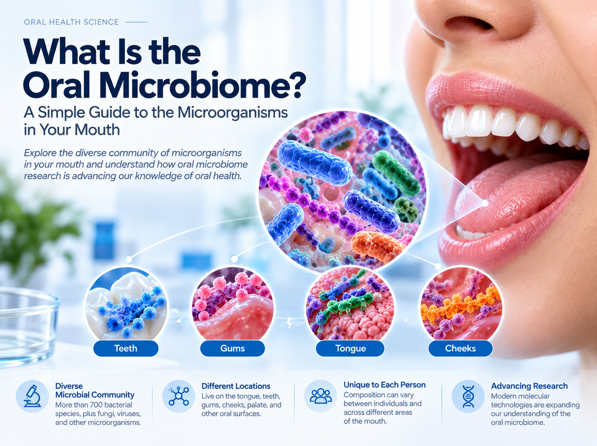 What Is the Oral Microbiome? A Simple Guide to the Microorganisms in Your Mouth